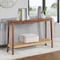 Alaterre Furniture Calais Console Table, Warm Chestnut ANCA1070 - alternate 1
